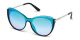 Guess Gu75690001X Shiny Black   Blu Mirror Sunglass W Nb